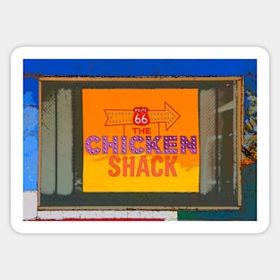 The Chicken Shack Luther Oklahoma Route 66 Sticker